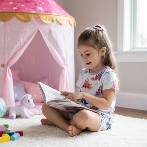 Girls Disney Inspired Watercolor Castle Outfit NWT 4t